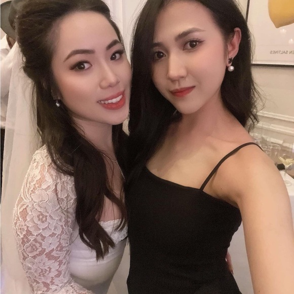 White Lace Floor-Length Wedding Gown with Long Sleeves - Picture 4 of 4